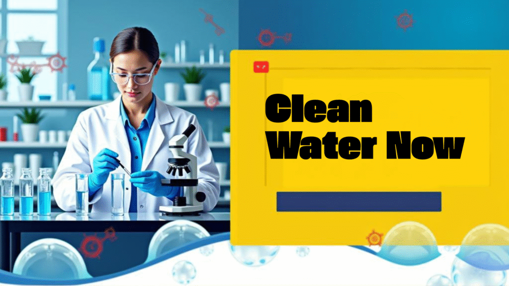 Water contamination testing showing the critical need for best water purifiers in Indian households
