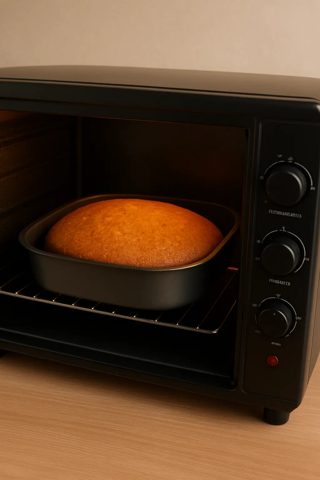 OTG oven Baking Cake